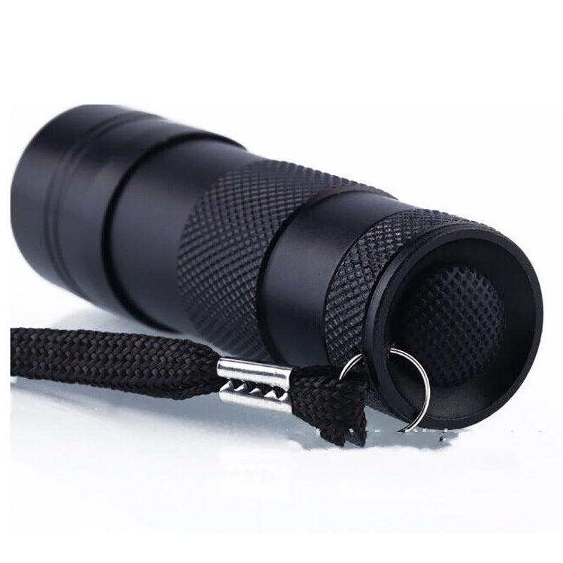 Handheld Portable Purple Light Detection LED Flashlight