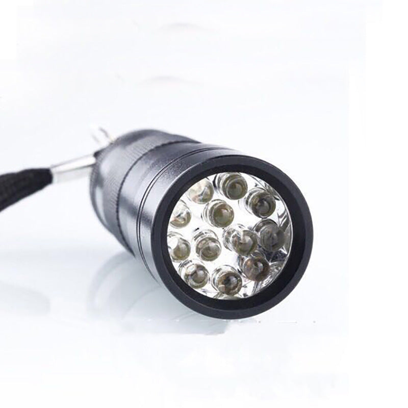 Handheld Portable Purple Light Detection LED Flashlight